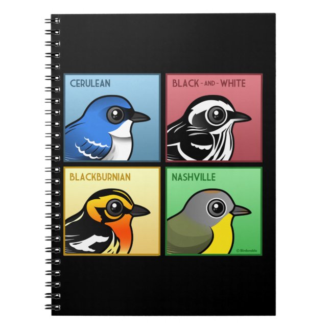 Four Colour Warblers Notebook (Front)