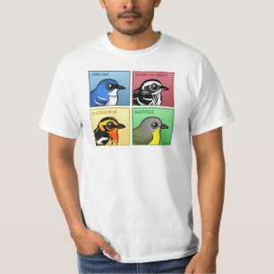 Four Colour Warblers T-Shirt