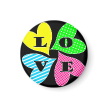 Four Coloured Hearts