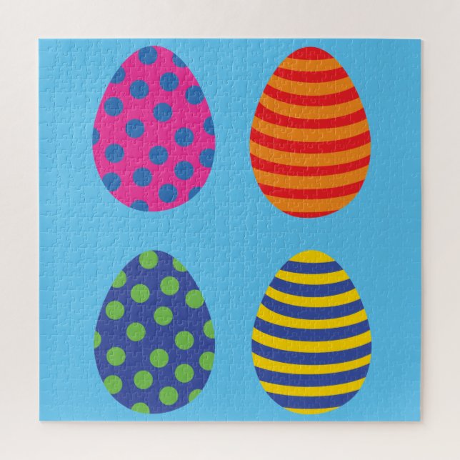 Four Colourful Easter Eggs Jigsaw Puzzle (Vertical)