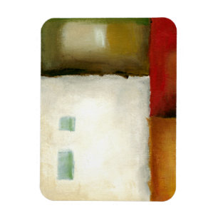 Four Colourful Rectangles by Chariklia Zarris Magnet