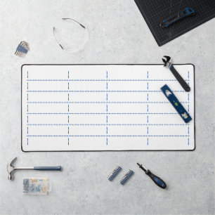 Four Columns by Seven Rows Sorting Desk Mats