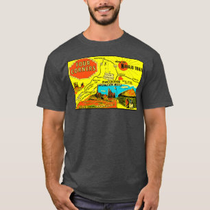 Four Corners Monument Vintage Travel T-Shirt