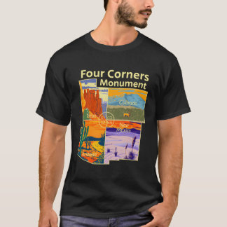 Four Corners Monut With Us National Parks Outdoor T-Shirt