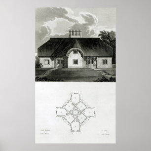 Four Cottages, 1818 Poster