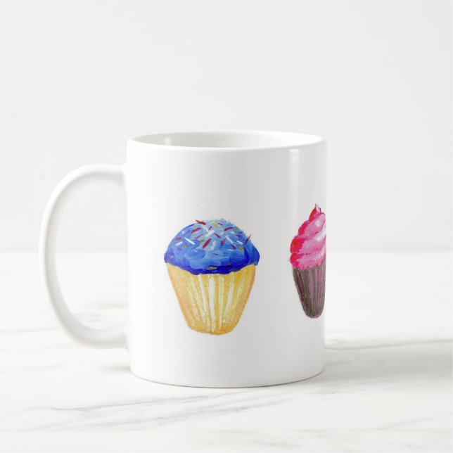 Four Cupcake Mug (Left)