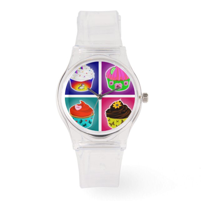 Four Cupcakes Watch (Front)