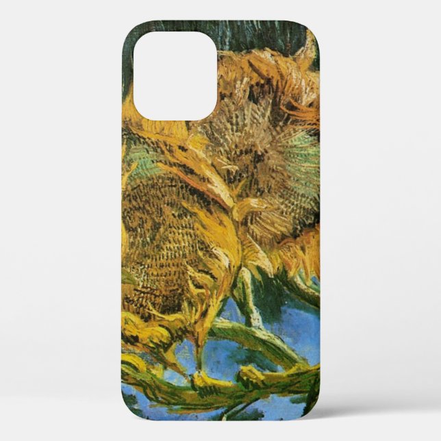 Four Cut Sunflowers by Vincent van Gogh Case-Mate iPhone Case (Back)