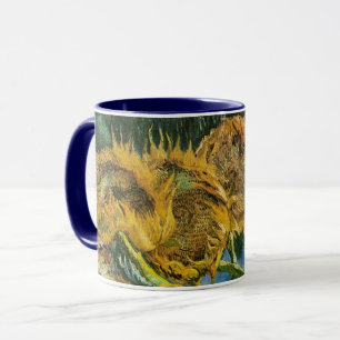 Four Cut Sunflowers by Vincent van Gogh Mug