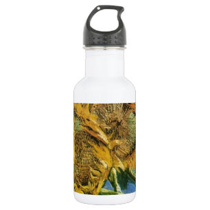Four Cut Sunflowers, Vincent van Gogh 532 Ml Water Bottle