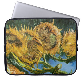Four Cut Sunflowers, Vincent van Gogh Laptop Sleeve
