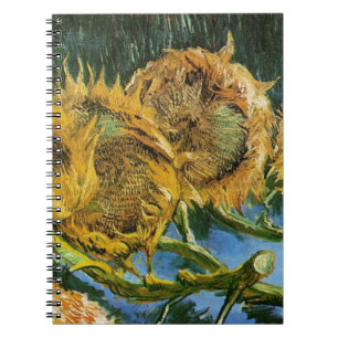Four Cut Sunflowers, Vincent van Gogh Notebook