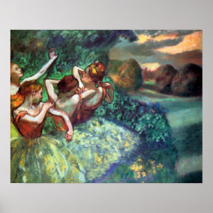 Four Dancers by Degas Poster