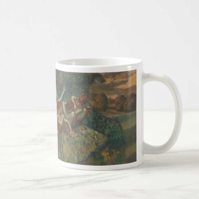 Four Dancers by Edgar Degas, Ballet Fine Art Coffee Mug (Right)