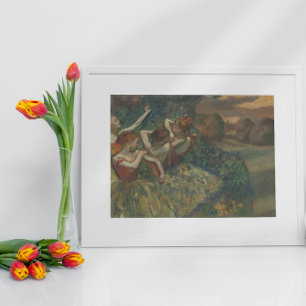 Four Dancers by Edgar Degas, Ballet Fine Art Poster