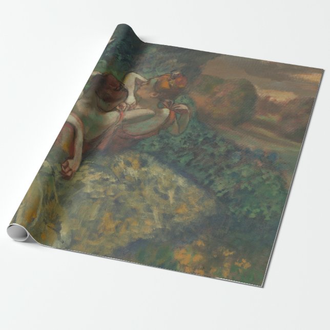 Four Dancers by Edgar Degas, Ballet Fine Art Wrapping Paper (Unrolled)