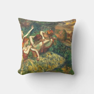 Four Dancers Edgar Degas Cushion