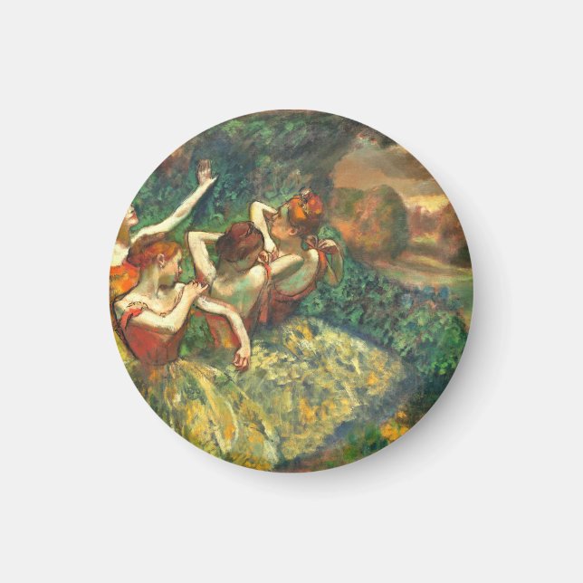 Four Dancers  Edgar Degas   Magnet (Front)