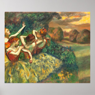 Four Dancers  Edgar Degas  Poster