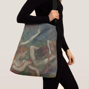 Four Dancers, Impressionist Painting, Edgar Degas Crossbody Bag