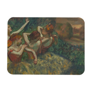 Four Dancers, Impressionist Painting, Edgar Degas Magnet