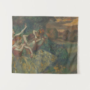 Four Dancers, Impressionist Painting, Edgar Degas Tapestry