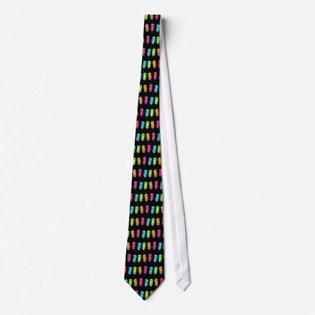 Four Dreidels Tie (Front)