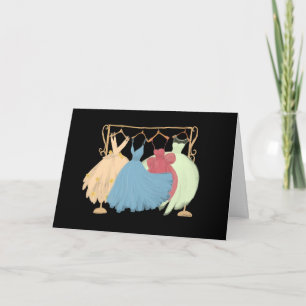 Four Dresses Fit For A Princess Card