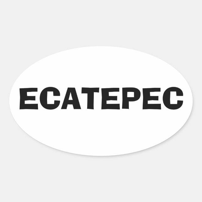 FOUR Ecatepec Oval Sticker (Front)