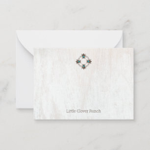 Four Elegant Bees Rustic Wood Business Card