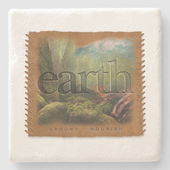 Four Elements - Earth - Coaster (Front)