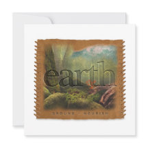 Four Elements - EARTH - Personalised Notecard