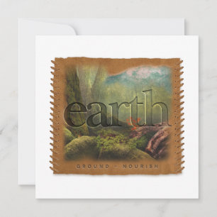 Four Elements - EARTH - Personalized Notecard