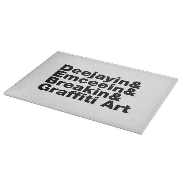 Four Elements of Hip Hop Cutting Board (Corner)