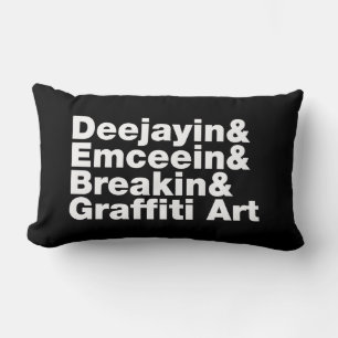 Four Elements of Hip Hop Lumbar Cushion