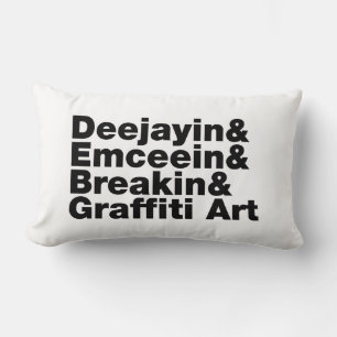 Four Elements of Hip Hop Lumbar Cushion