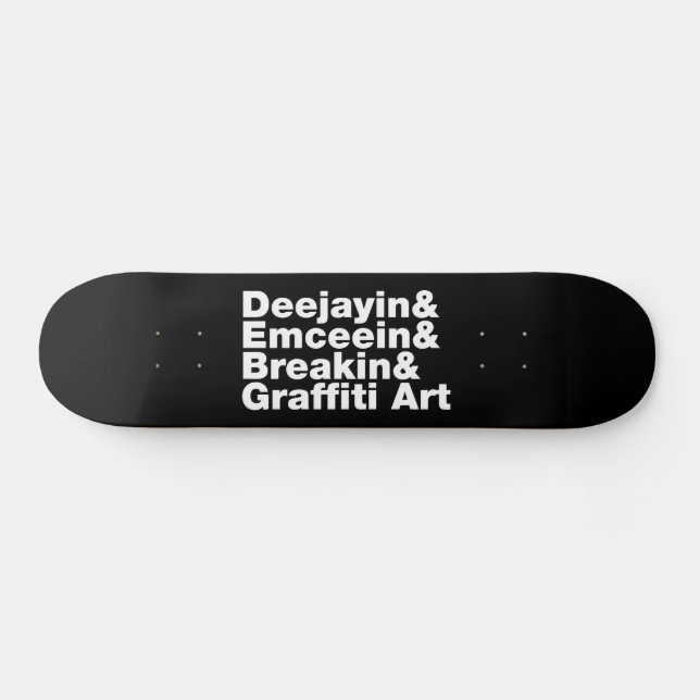 Four Elements of Hip Hop Skateboard (Horz)
