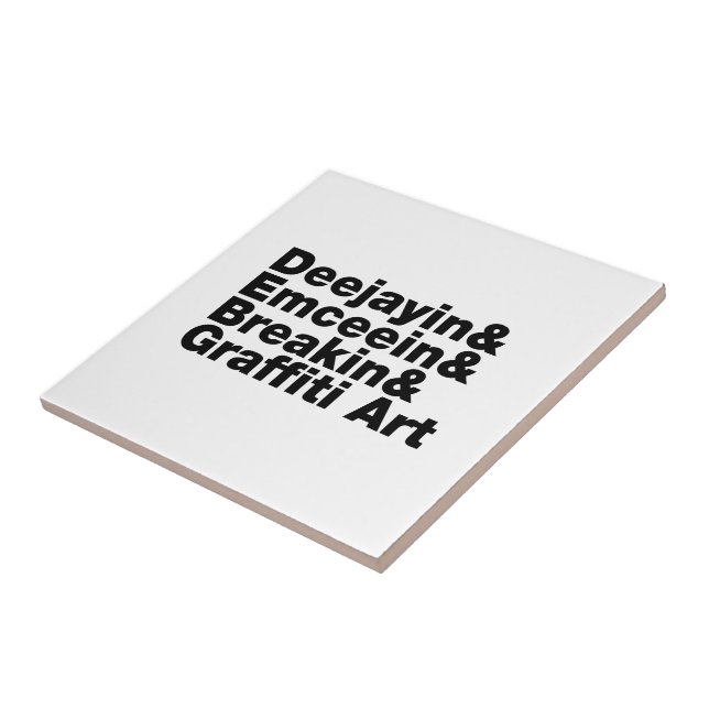 Four Elements of Hip Hop Tile (Side)