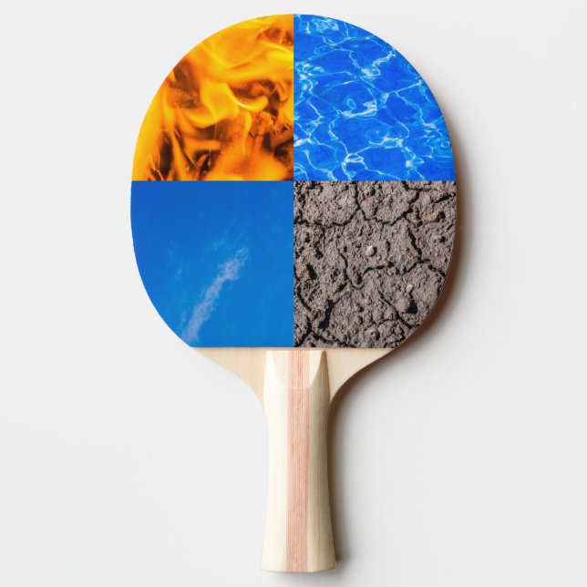 Four Elements Ping Pong Paddle (Back)