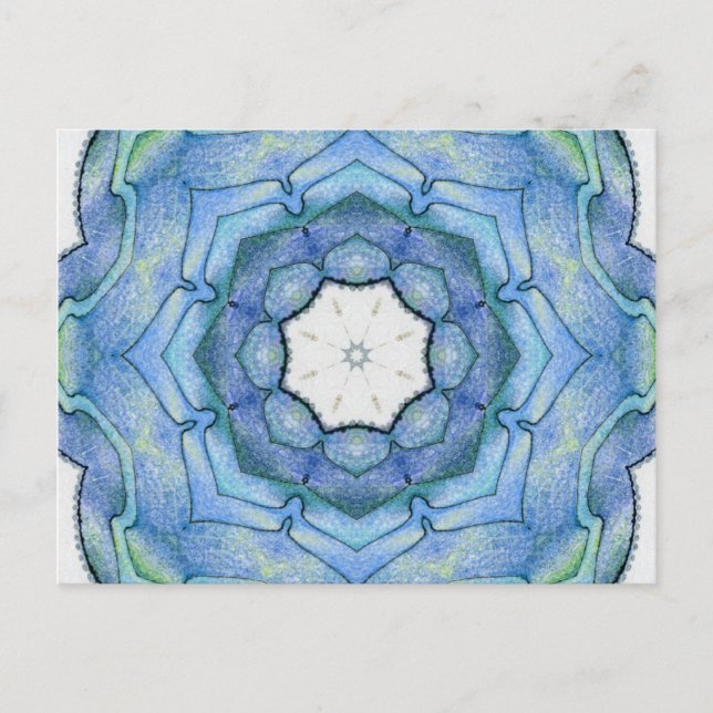 Four Elements Water Mandala Postcard (Front)