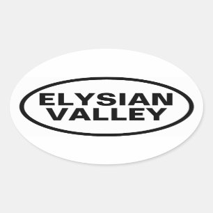FOUR Elysian Valley Oval Sticker