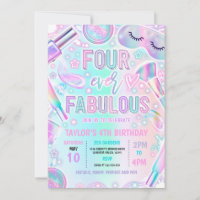 Four Ever Fabulous Pastel Spa Makeup 4th Birthday