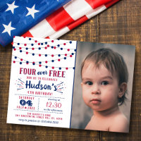 Four Ever Free! 4th Of July 4th Birthday Party
