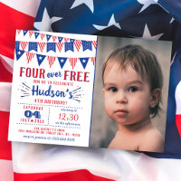 Four Ever Free! 4th Of July 4th Birthday Party