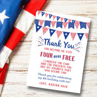 Four Ever Free! 4th Of July 4th Birthday Party