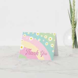 Four Ever Magical Fourth Birthday Daisy  Thank You Card