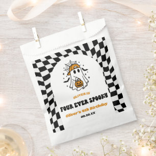 Four Ever Spooky Halloween 4th Birthday Party Favour Bag