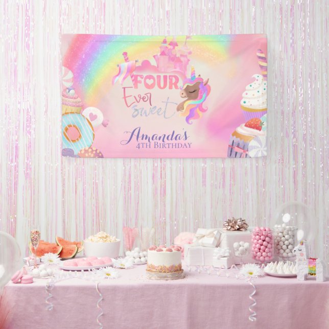 four ever sweet banner (Party)