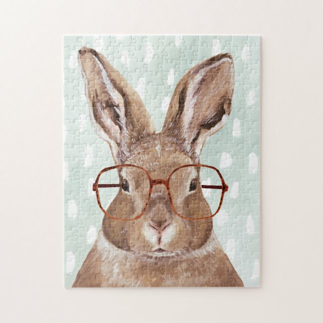 Four-Eyed Forester | Bunny Rabbit Jigsaw Puzzle (Vertical)