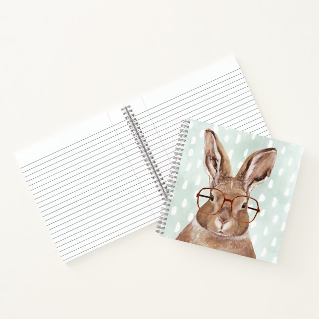 Four-Eyed Forester | Bunny Rabbit Notebook (Inside)